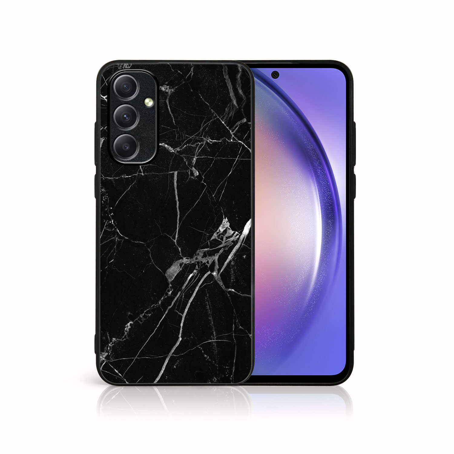 E-shop MY ART Ochranný kryt Samsung Galaxy A54 5G BLACK MARBLE (142)