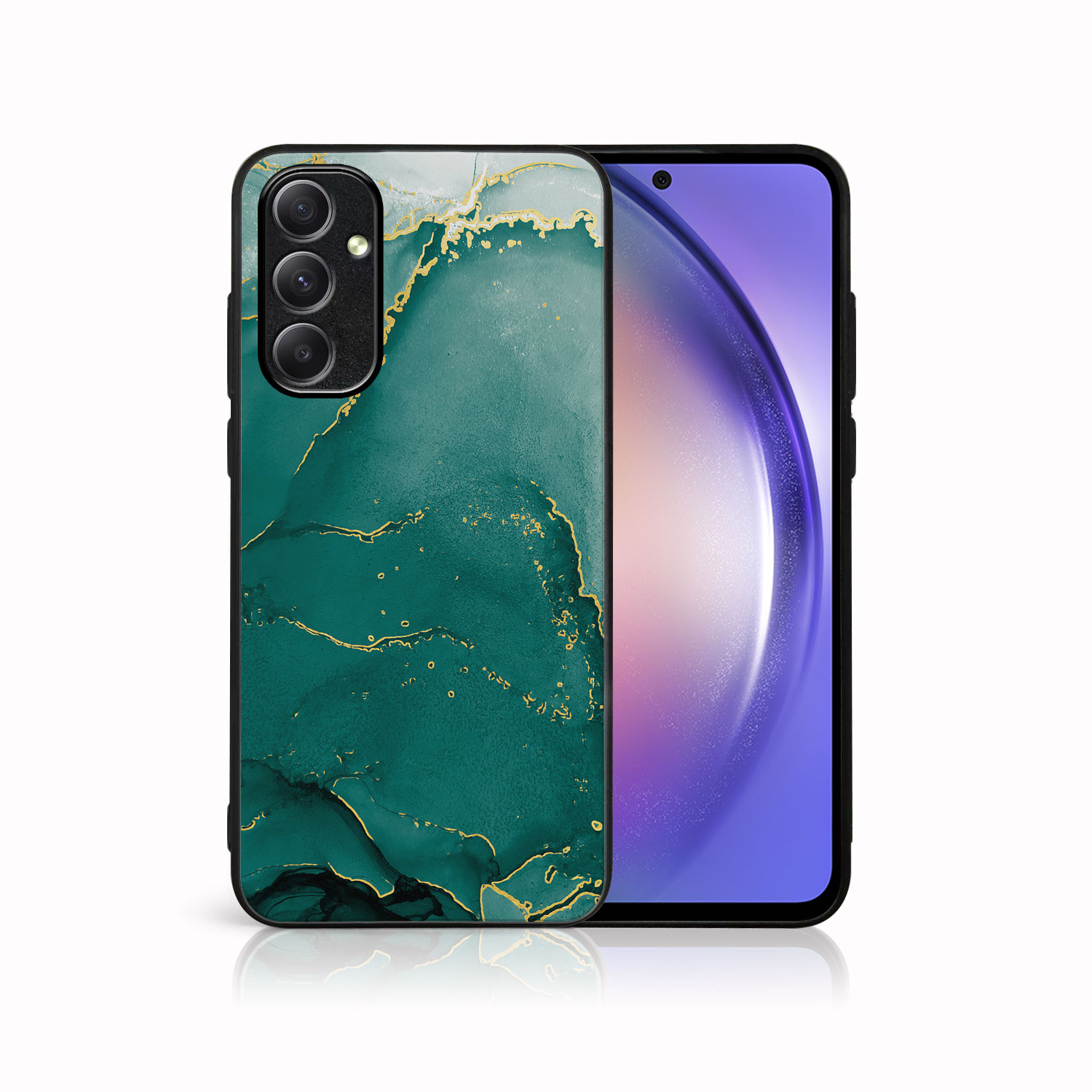 E-shop MY ART Ochranný kryt Samsung Galaxy A54 5G GREEN MARBLE (145)