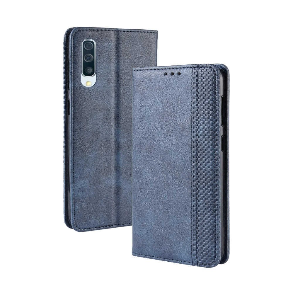 E-shop BUSINESS Peňaženkový obal Samsung Galaxy A50 modrý