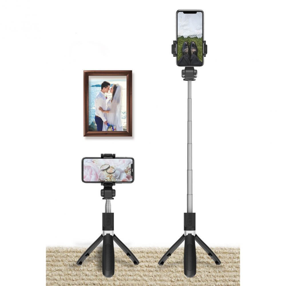 PULUZ 42332
L01S Univerzálna selfie tyč so statívom čierna
