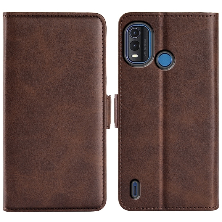 E-shop SIDE Peňaženkové puzdro pre Nokia G11 Plus tmavohnedé