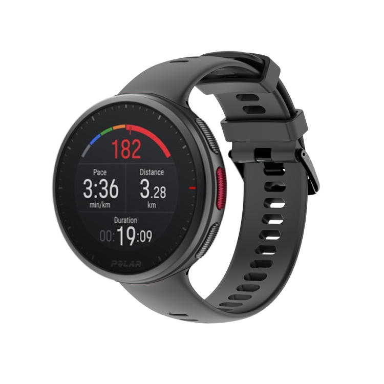 E-shop SILICONE Remienok pre Polar Vantage V2 čierny