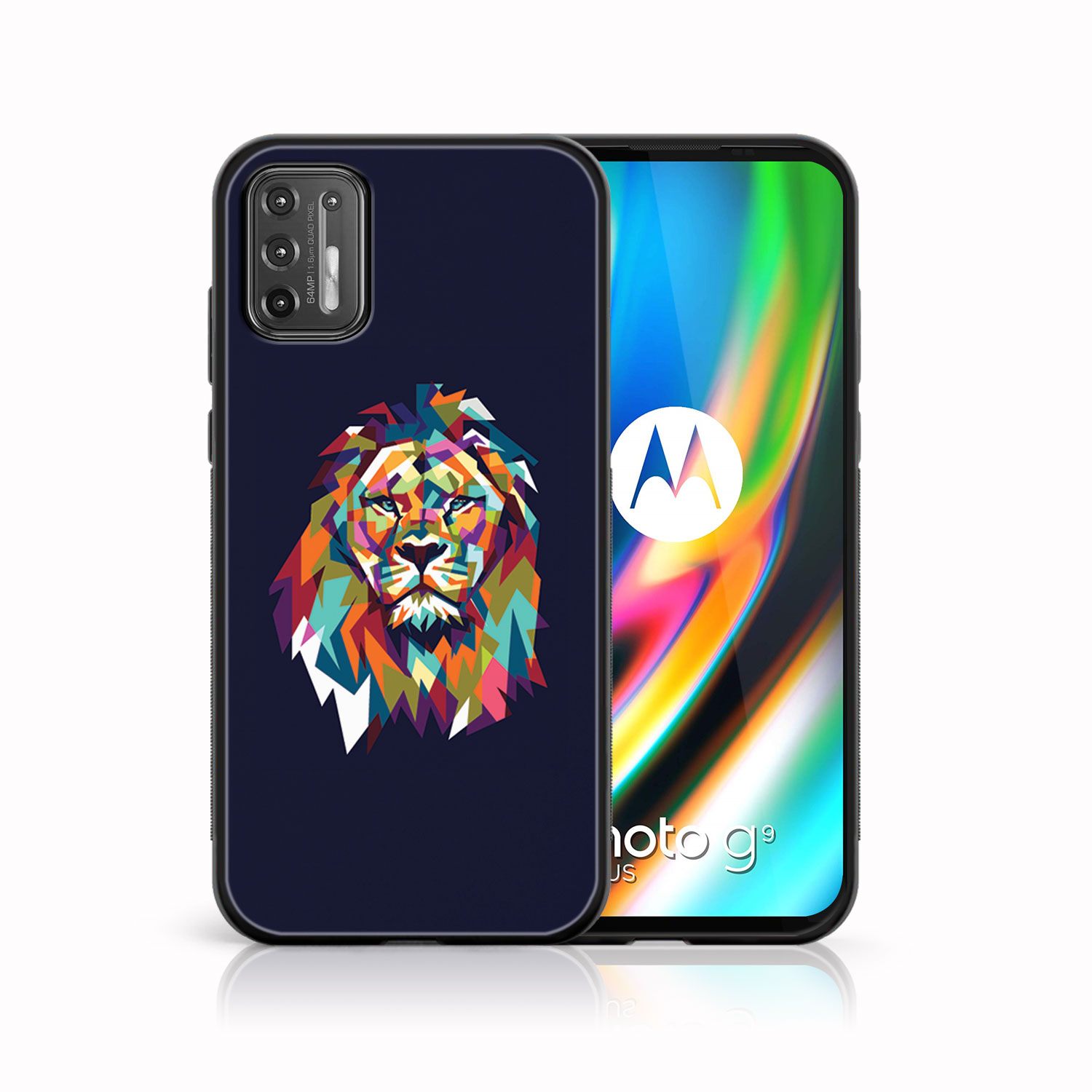 E-shop MY ART Silikónový kryt Motorola Moto G9 Plus LION (246)