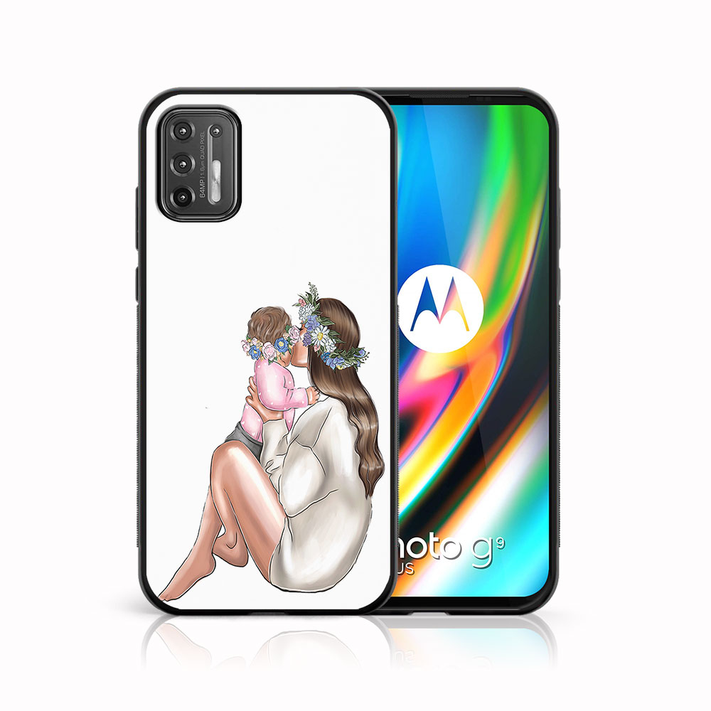 E-shop MY ART Silikónový obal Motorola Moto G9 Plus BABY GIRL (111)