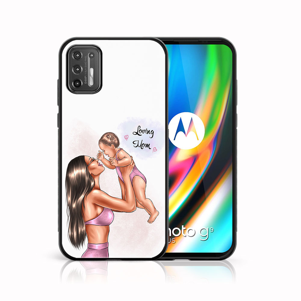 E-shop MY ART Silikónový obal Motorola Moto G9 Plus LOVING MOM (115)