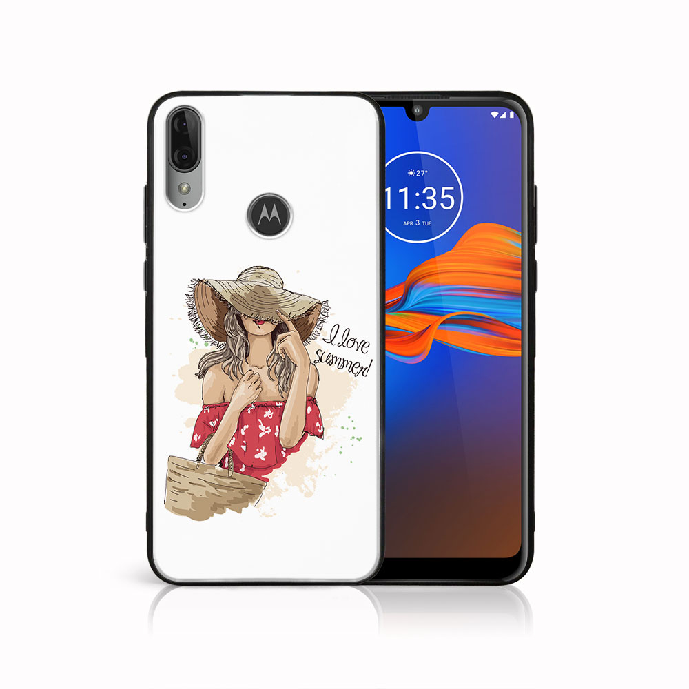 E-shop MY ART Silikónový obal Motorola Moto E6 Plus SUMMER (129)
