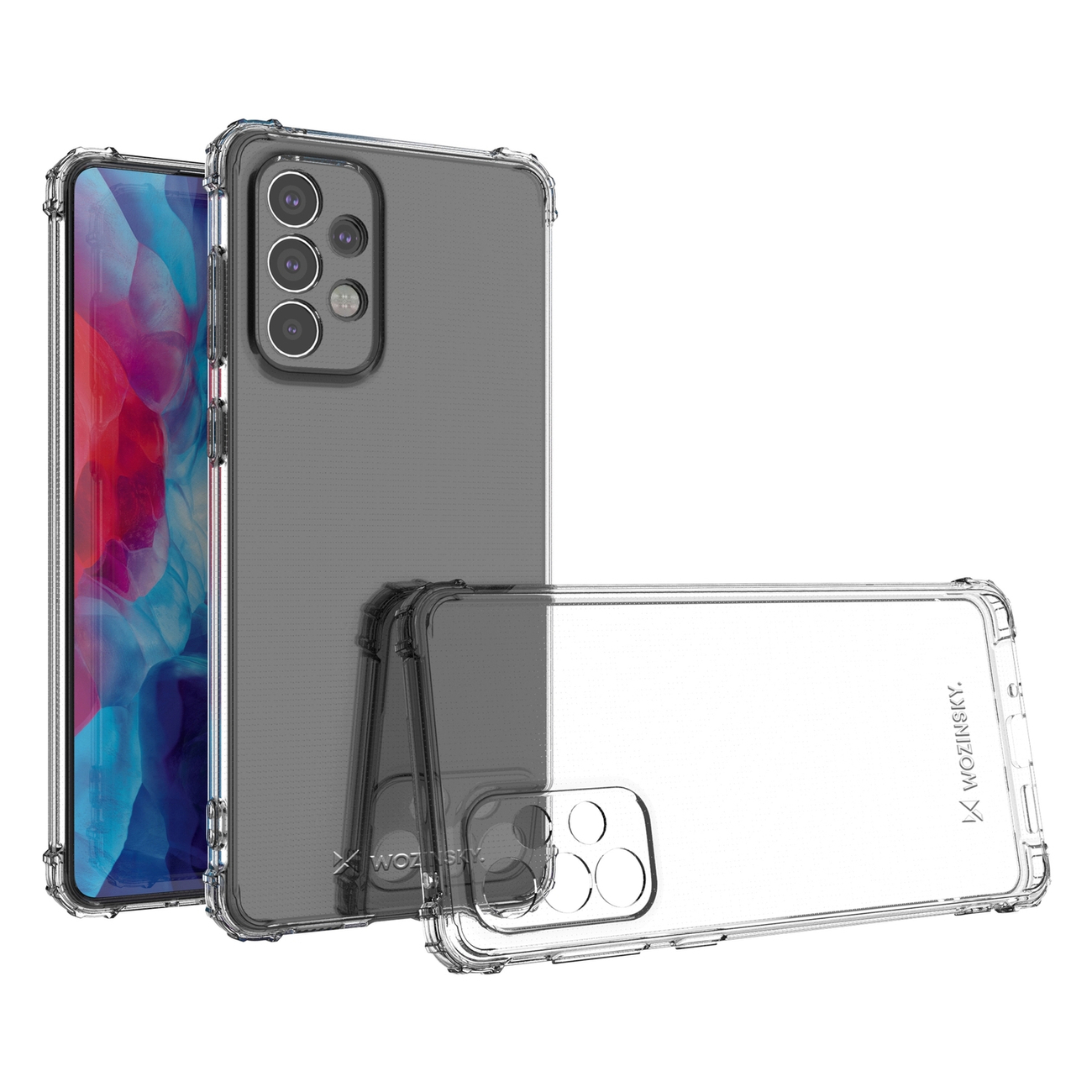 E-shop AIRBAG Odolný kryt Samsung Galaxy A73 5G priehľadný
