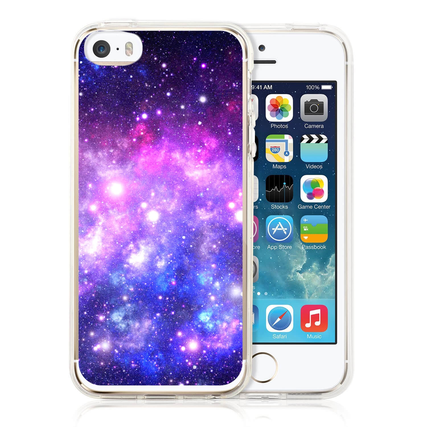 E-shop PROTEMIO MY ART kryt Apple iPhone 5 / 5S / SE GALAXY (015)