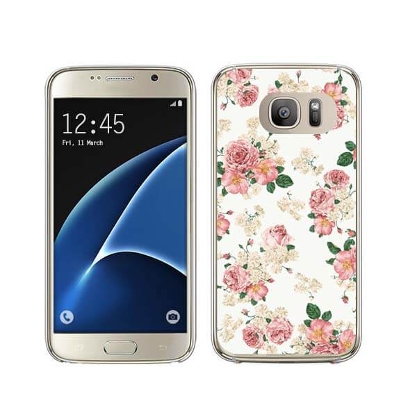 FORCELL MY ART kryt Samsung Galaxy S7 Edge PINK ROSES (016)