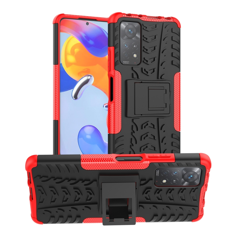 E-shop STAND Extra odolný obal Xiaomi Redmi Note 11 Pro 5G červený
