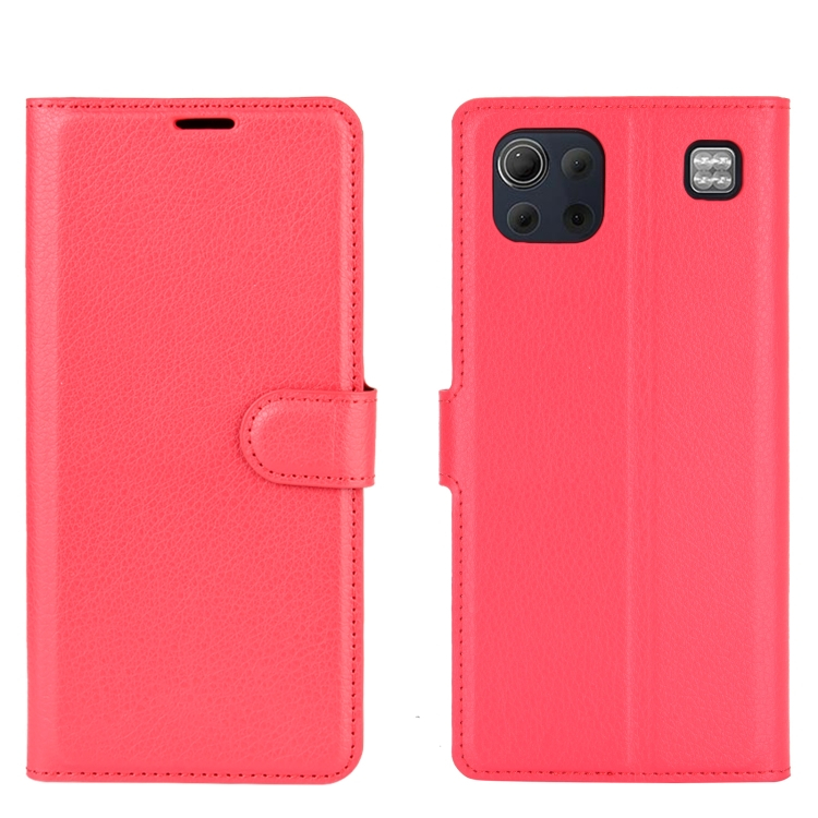 E-shop LITCHI Peňaženkový kryt LG K92 červený