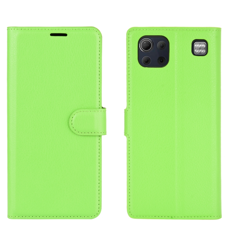 E-shop LITCHI Peňaženkový kryt LG K92 zelený