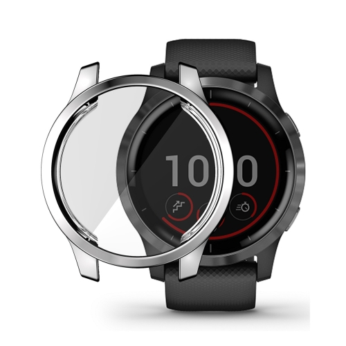 E-shop Ochranný obal Garmin Vivoactive 4S / Garmin Venu 2S strieborný