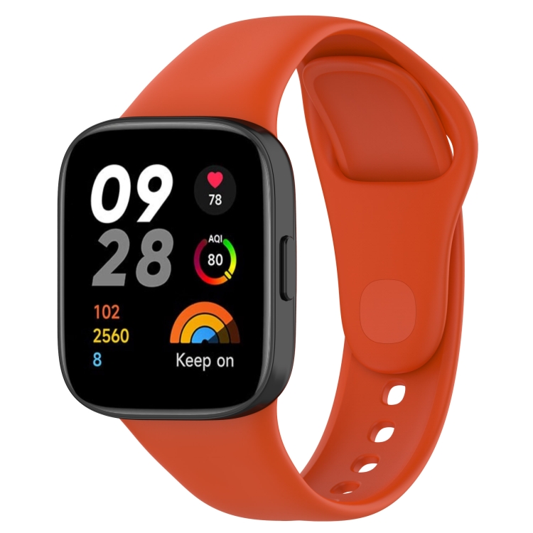 E-shop SILICONE Vymeniteľný remienok pre Xiaomi Redmi Watch 3 oranžový