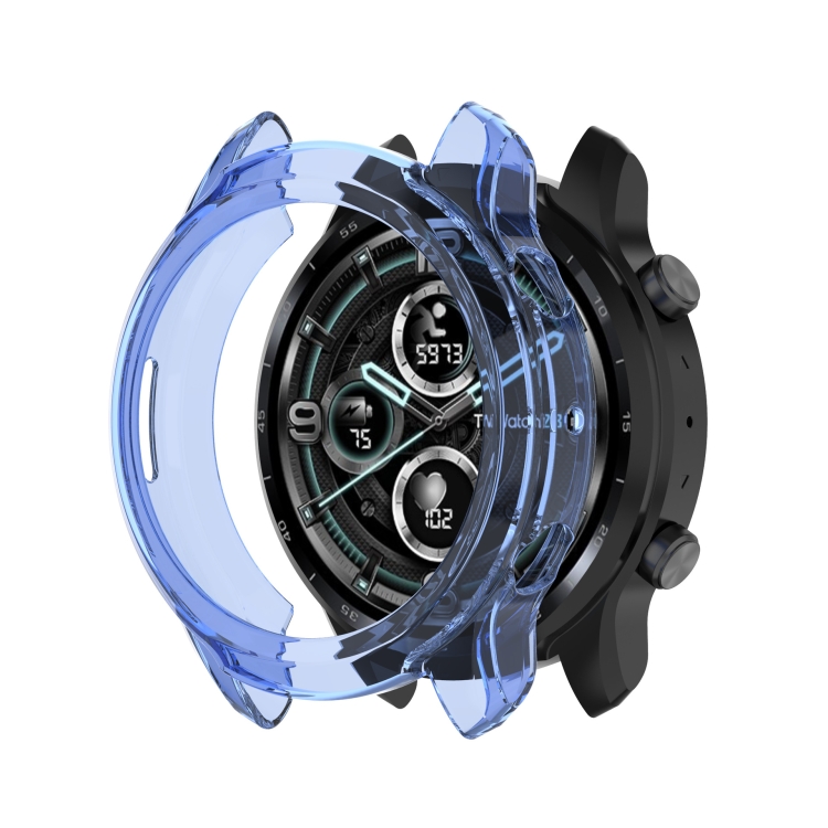 E-shop TPU HALF COVER obal pre TicWatch Pro 3 modrý