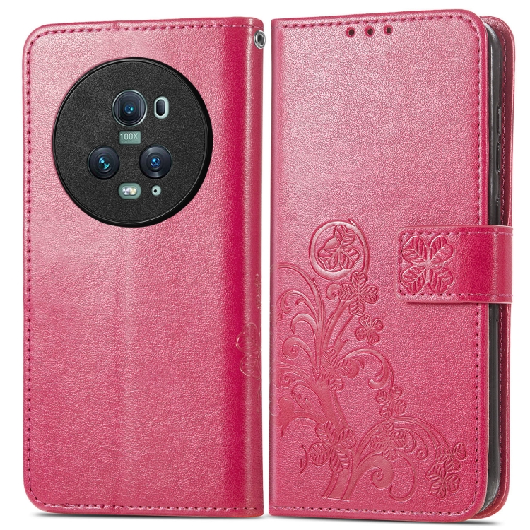 E-shop ART FLOWERS Peňaženkový kryt Honor Magic5 Pro 5G tmavoružový