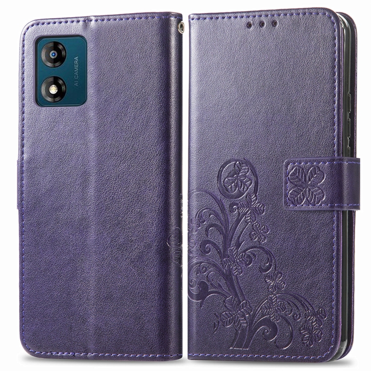 E-shop ART FLOWERS Peňaženkový kryt Motorola Moto E13 fialový