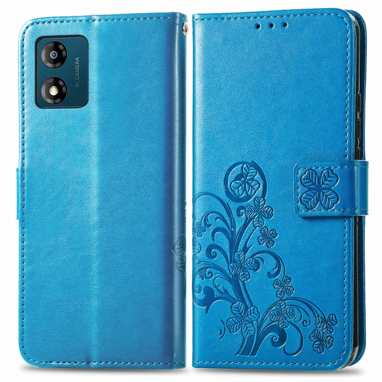 E-shop ART FLOWERS Peňaženkový kryt Motorola Moto E13 modrý