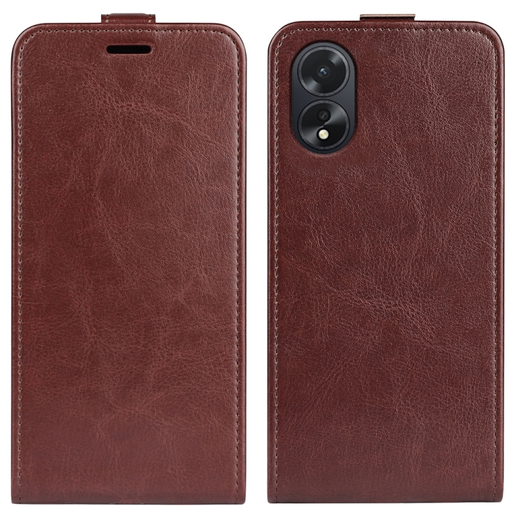 E-shop Vyklápacie puzdro pre Oppo A38 hnedé