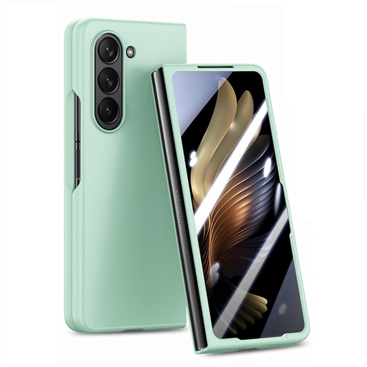E-shop EXTRA PC Plastový kryt so sklom pre vonkajší displej Samsung Galaxy Z Fold5 5G svetlozelený
