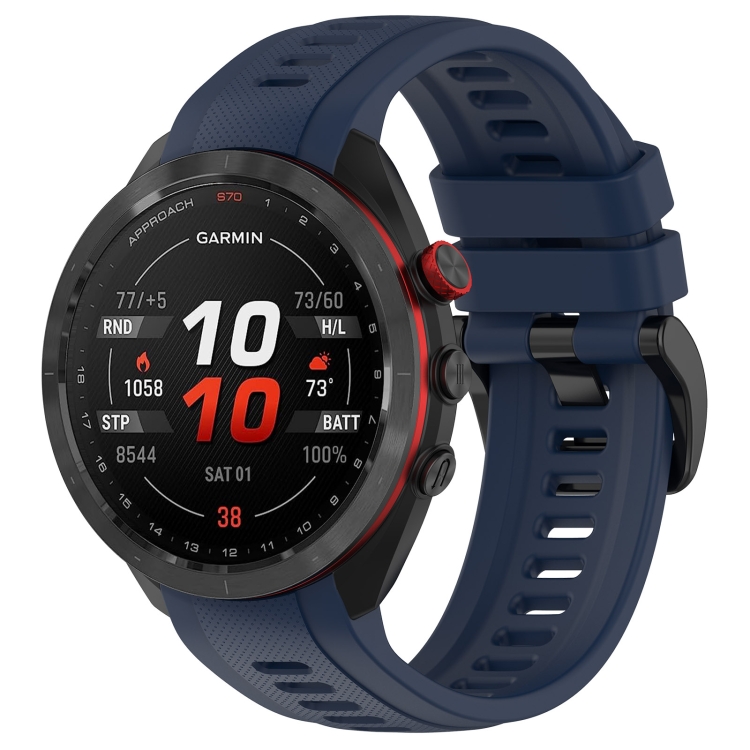 E-shop SILICONE Remienok pre Garmin Approach S70 - 42mm modrý