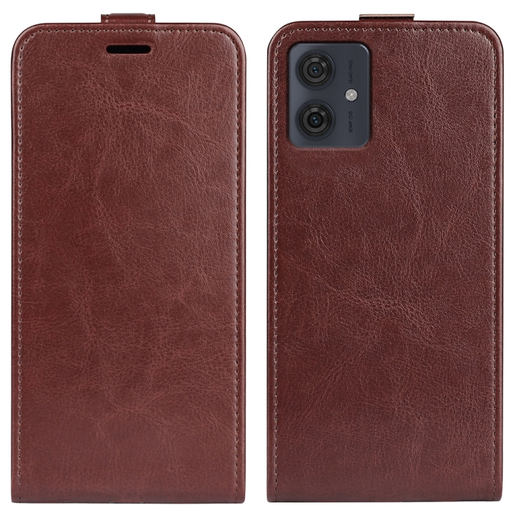 E-shop Vyklápacie puzdro pre Motorola Moto G54 5G / G54 Power Edition 5G hnedé
