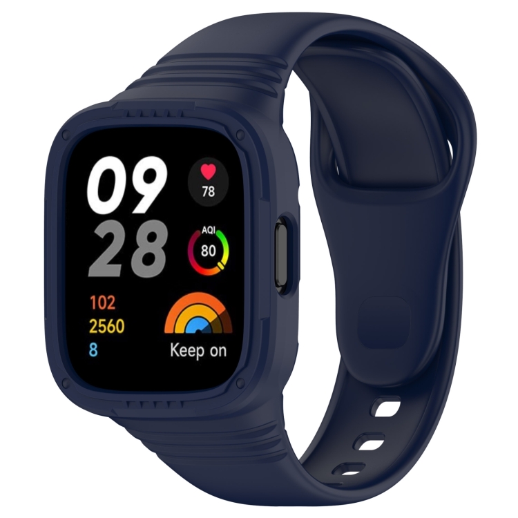 E-shop GLACIER Ochranné puzdro s remienkom pre Xiaomi Redmi Watch 3 tmavomodré