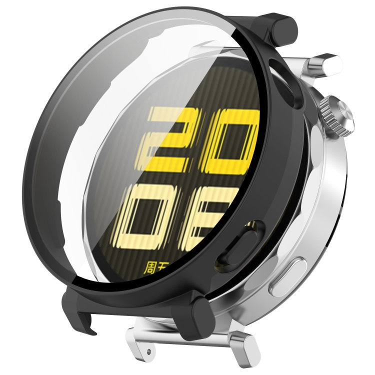 E-shop PC FULL COVER Plastový kryt so sklom pre Huawei Watch GT 5 Pro 42mm čierny