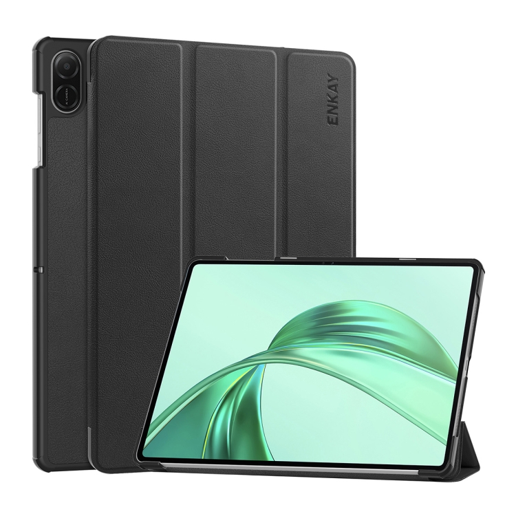 E-shop ENKAY LEATHER Zaklápací obal pre Honor Pad X8a / Honor Pad X8b čierny