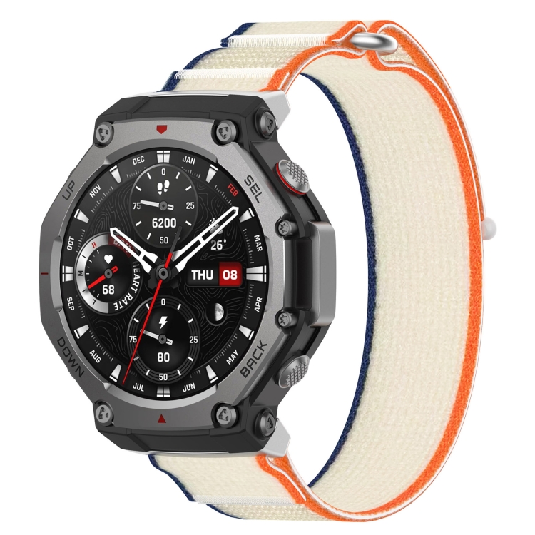 E-shop NYLON COLOR Vymeniteľný remienok pre Amazfit T-Rex 3 ORANGE BEIGE