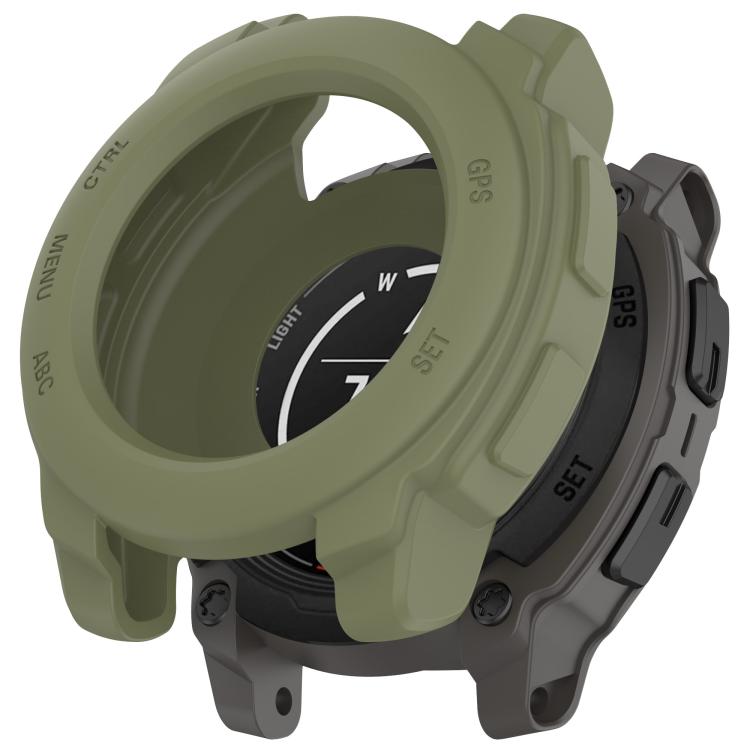 E-shop TPU HALF COVER Kryt pre Garmin Instinct E 40mm tmavozelený