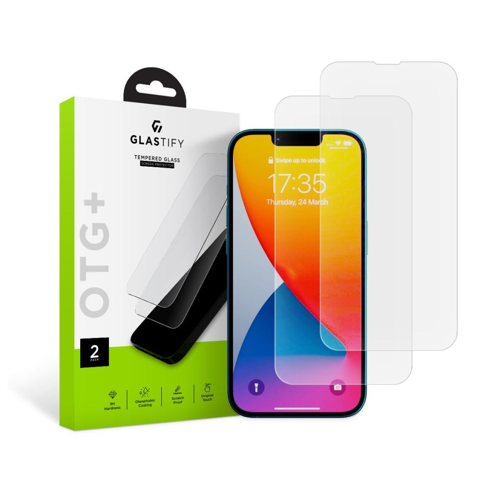 E-shop GLASTIFY OTG+ 2x Tvrdené sklo Apple iPhone 13 Pro Max / 14 Plus