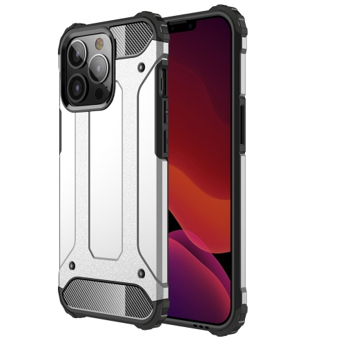E-shop TOUGH Ochranný kryt Apple iPhone 13 Pro Max strieborný