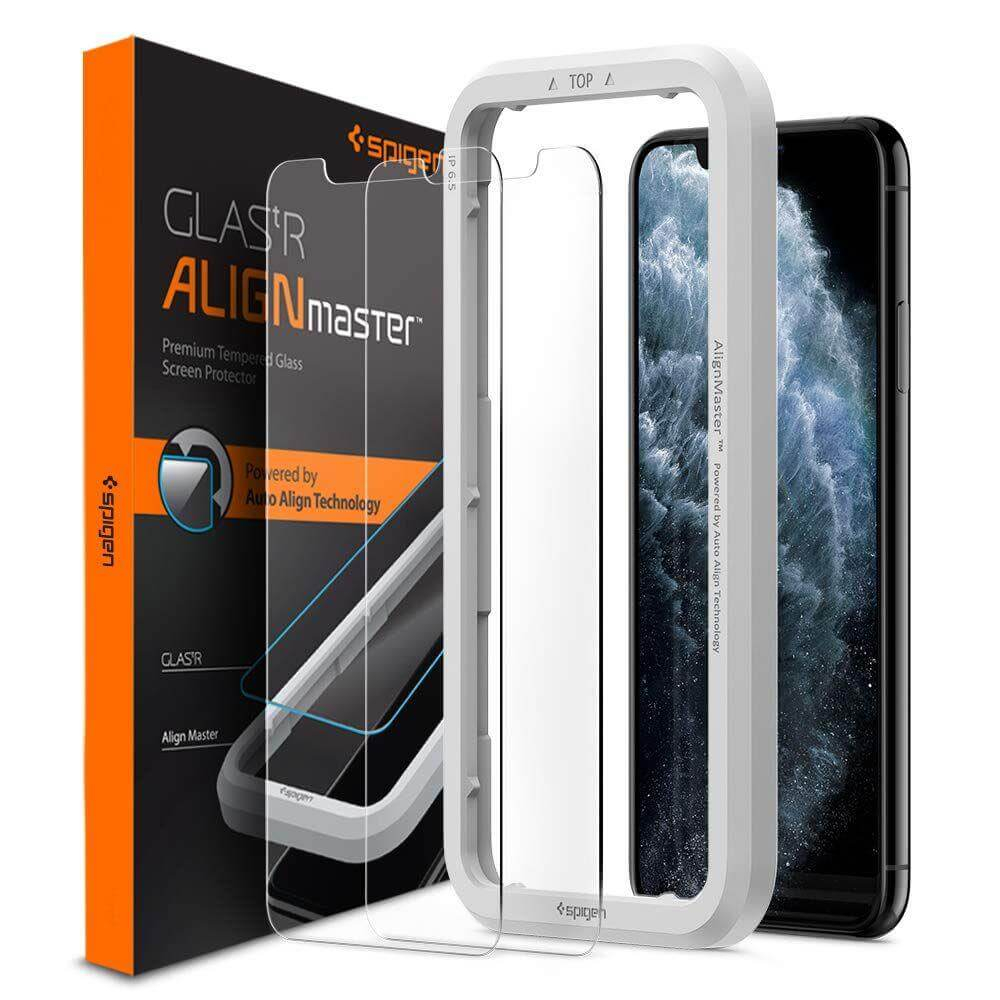 E-shop SPIGEN GLASS tR ALIGN MASTER 2x sklo Apple iPhone 11 Pro / XS / X