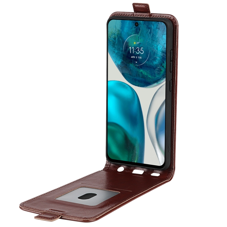 E-shop Vyklápacie puzdro Motorola Moto G42 hnedé