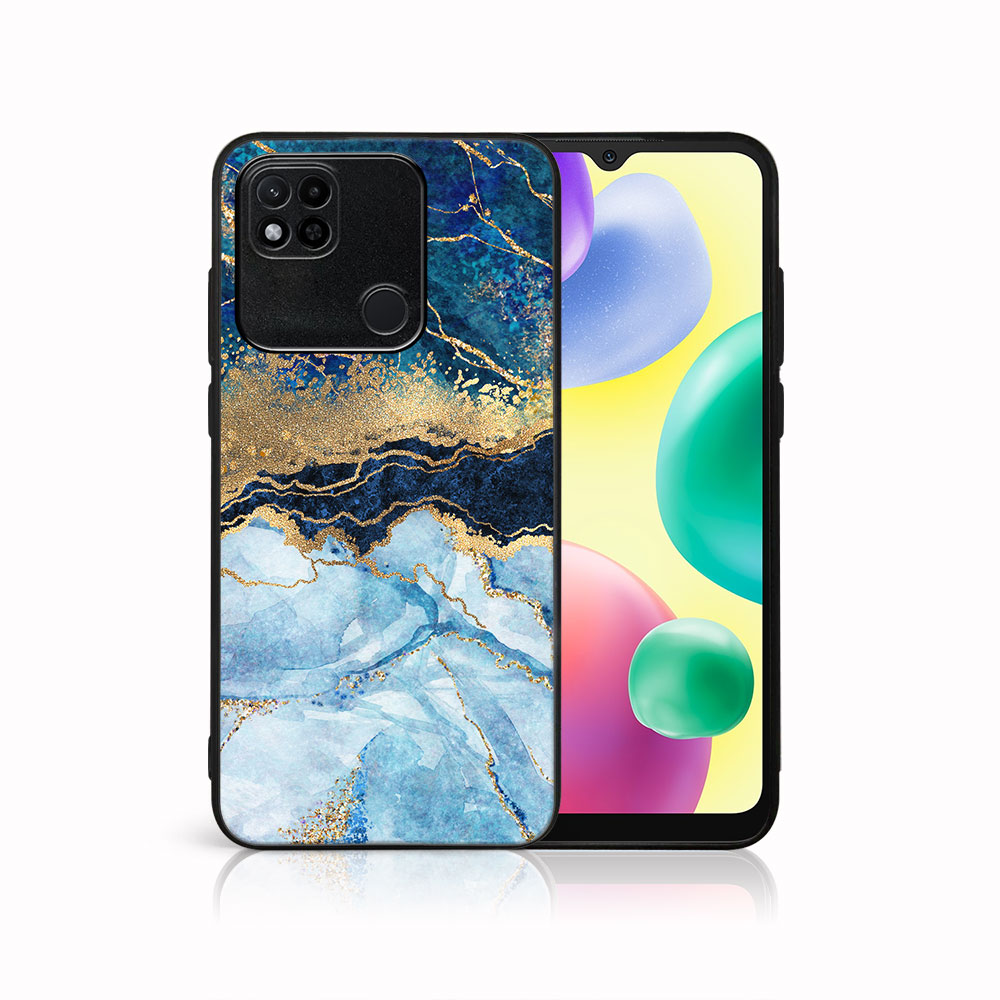 E-shop MY ART Ochranný kryt pre Xiaomi Redmi 10A BLUE MARBLE (141)