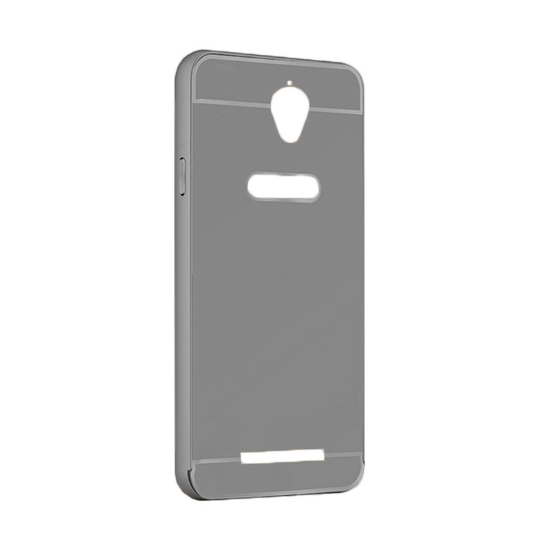 FORCELL Ochranný zrkadlový obal Asus ZenFone Go 4,5" (ZC550TG) čierny